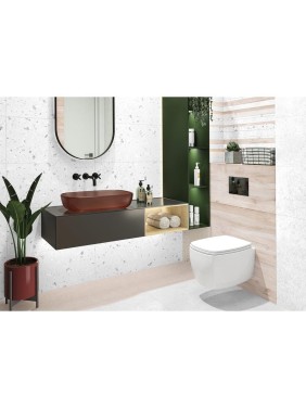 Плитка настенная Плэй белый / Play White NewTrend 300х600х9 10 шт в уп 57,6 м в пал WT36PLY00