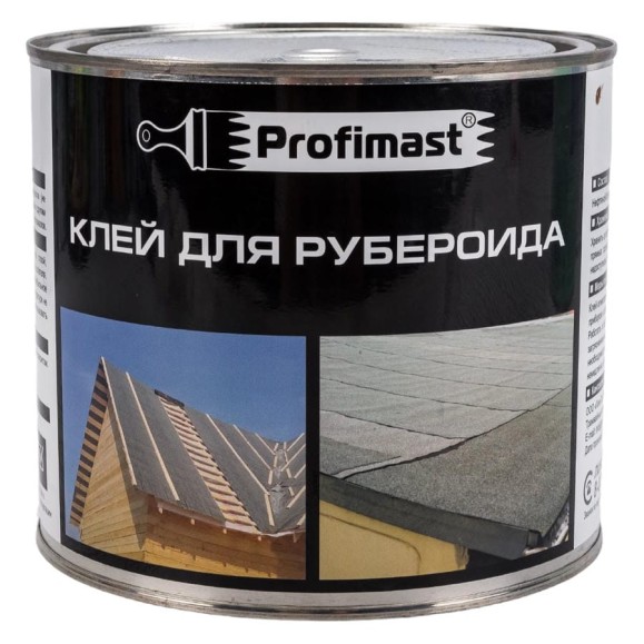 Клей для рубероида (2 л/1.8 кг) Profimast 4607952900752 Клей для рубероида (2 л/1.8 кг) Profimast 4607952900752