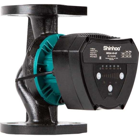 Насос циркуляционный SHINHOO MEGA 40-10F 230V 71121006
