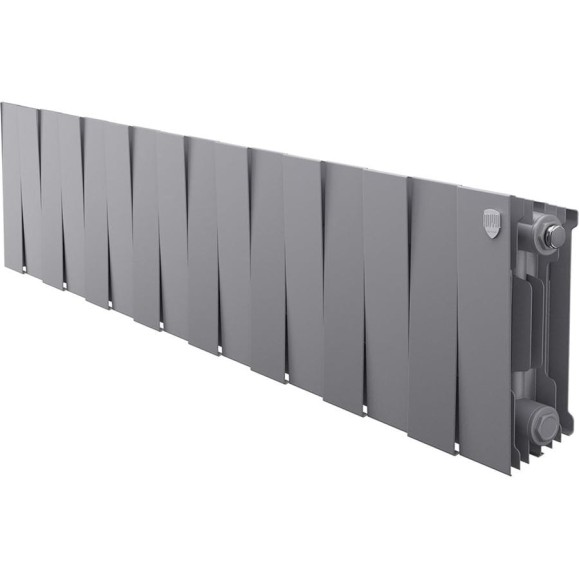 Биметаллический радиатор Royal Thermo PianoForte 200/Silver Satin 16 секций НС-1346025