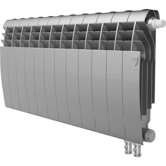 Радиатор ROYAL THERMO BiLiner 350 /Silver Satin VR - 12 секций НС-1196737