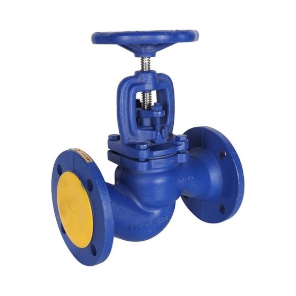 Чугунный запорный клапан Zetkama ду65 ру16 фл tmax=300 RG008UG5VLCR58