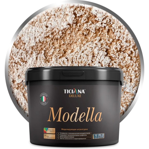 Моделирующая штукатурка Ticiana DeLuxe Modella 15 л 4300002954