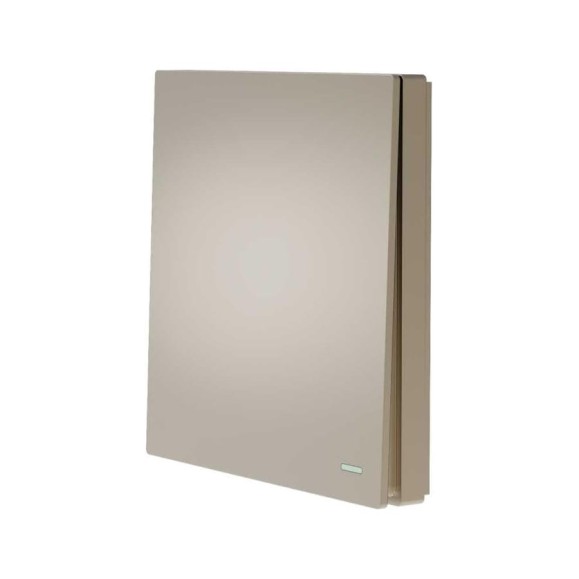 Беспроводной 1-клавишный выключатель GRITT Evolution золотистый, IP67, без реле 14007