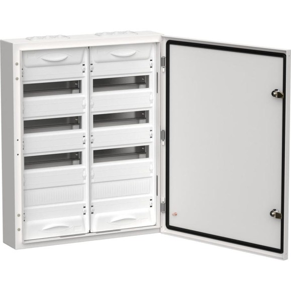 Корпус IEK Titan 5 щрн-96 (2x48) 710x570x140, ip54, белый, металлический TI5-50-N-2X048-54 Корпус IEK Titan 5 щрн-96 (2x48) 710x570x140, ip54, белый, металлический TI5-50-N-2X048-54