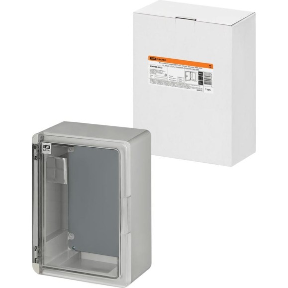 Навесной пластиковый бокс TDM ELECTRIC ЩМП-0-2, прозрачная крышка, abs, ip65, от -45 до +75 с,(330x250x140) SQ0933-0222