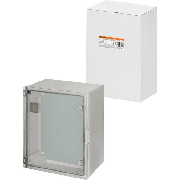 Навесной пластиковый бокс TDM ELECTRIC ЩМП-0-10, прозрачная крышка, abs, ip65, от -45 до +75 с,(500x350x220) SQ0933-0210