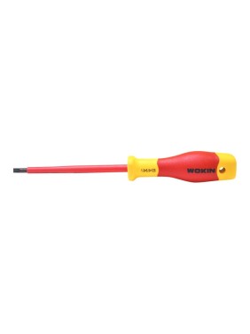 Диэлектрическая отвертка Wokin шлицевая, 1x5.5x125 мм 1352855