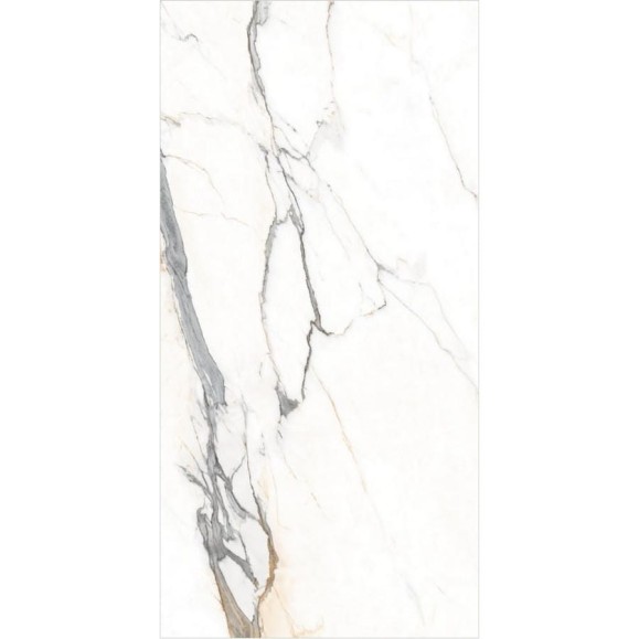 Керамогранит Global Tile Statuario Elite формат 60x120 см, белый, в коробке 1.44 кв. м GT120604103MGR