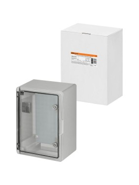 Навесной пластиковый бокс TDM ELECTRIC ЩМП-0-4, прозрачная крышка, abs, ip65, от -45 до +75 с,(400x300x210) SQ0933-0223