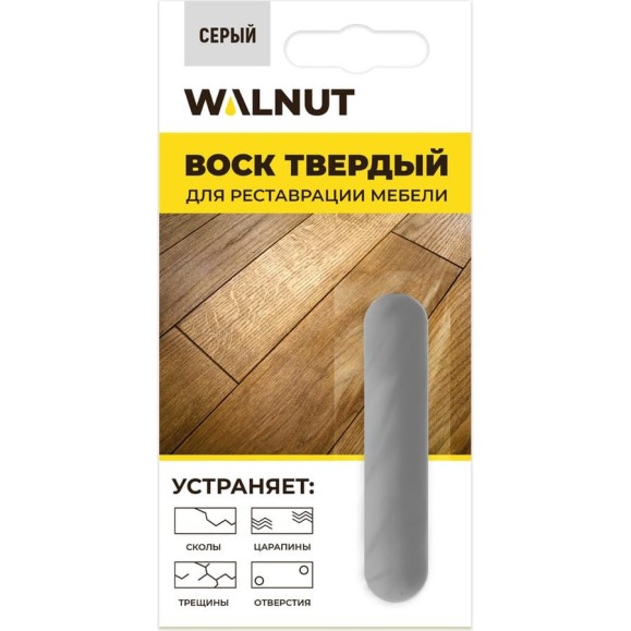 Мебельный воск для реставрации поверхности WALNUT серый, 8.8 г WLN0021 Мебельный воск для реставрации поверхности WALNUT серый, 8.8 г WLN0021