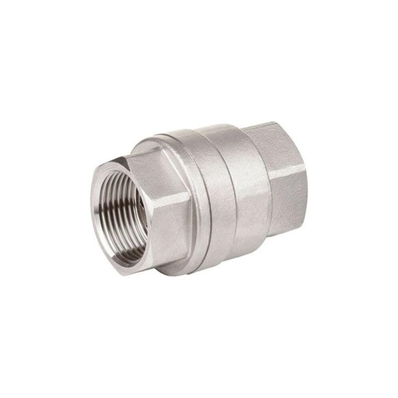 Обратный клапан TITAN LOCK муфтовый нержавеющий AISI304, ВР/ВР 1/2", TL1/2FCV Обратный клапан TITAN LOCK муфтовый нержавеющий AISI304, ВР/ВР 1/2", TL1/2FCV