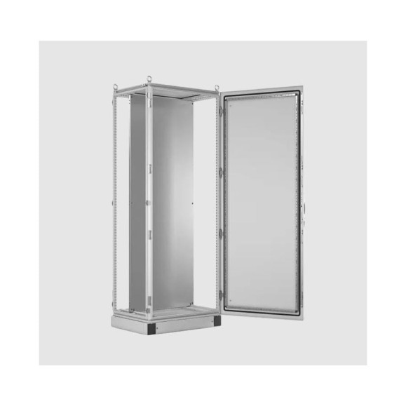 Корпус электротехнического шкафа Elbox EMS, IP65, 2200x800x500 мм ВхШхГ, дверь: металл, цвет: серый, EMS-2200.800.500-1-IP65