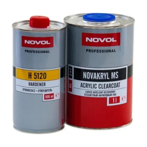 Лак NOVOL novakryl ms + отвердитель 1л+0,5л 2+1 38041-35631 Лак NOVOL novakryl ms + отвердитель 1л+0,5л 2+1 38041-35631