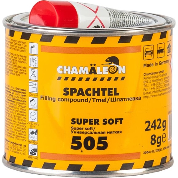 Универсальная шпатлевка CHAMAELEON мягкая вкл.отвердитель 0,250кг 15052