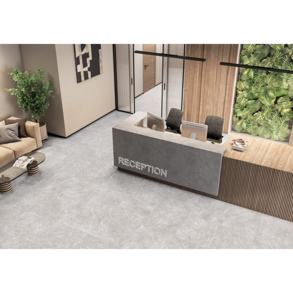 Керамогранит AlmaCeramica матовый, Crema Marfil 600x600x9,5 4 шт в уп 43,2 м в пал GFU04CMF07R