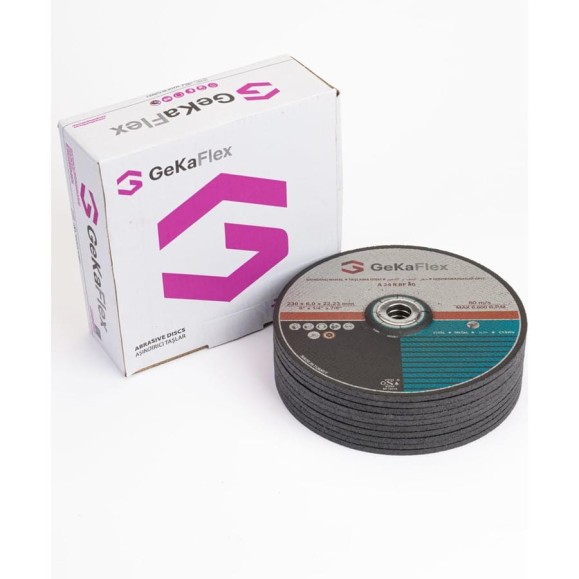 Диск шлифовальный 230x6х22 мм, 40 шт Flex Geka 402300622 Диск шлифовальный 230x6х22 мм, 40 шт Flex Geka 402300622