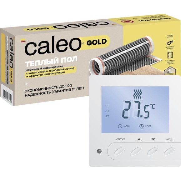 Комплект теплого пола Caleo gold 170-0,5-1,5 c терморегулятором sm731 0К-00000908 Комплект теплого пола Caleo gold 170-0,5-1,5 c терморегулятором sm731 0К-00000908
