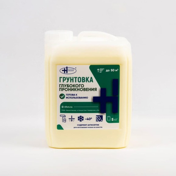 Грунт глубокого проникновения НОВОХИМ 5 кг 00-00004026
