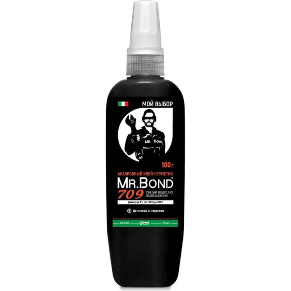 Анаэробный клей-герметик Mr.Bond 709 демонтаж с нагревом 4070900100