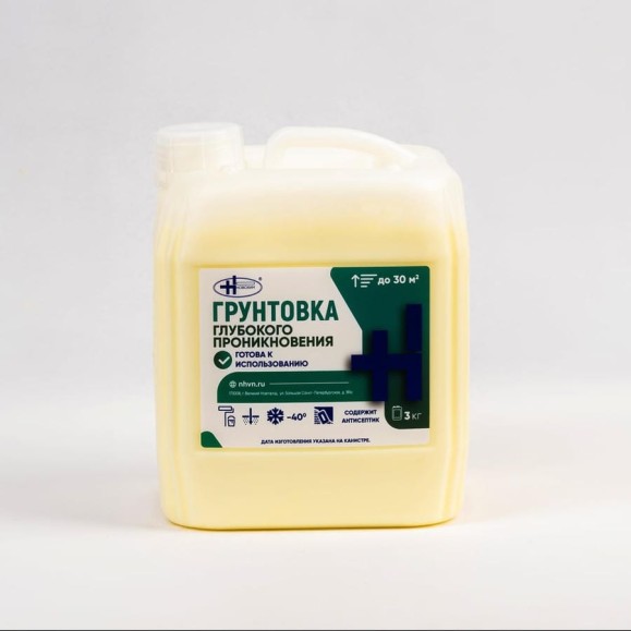 Грунт глубокого проникновения НОВОХИМ 3 кг 00-00004025 Грунт глубокого проникновения НОВОХИМ 3 кг 00-00004025