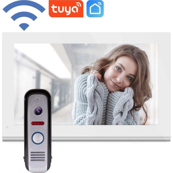 Комплект full hd видеодомофона Novihome Comfy 10 fhd wifi kit white с wifi v. 4101