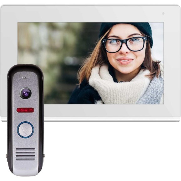 Комплект full hd видеодомофона Novihome Comfy 7 fhd kit white v. 4175