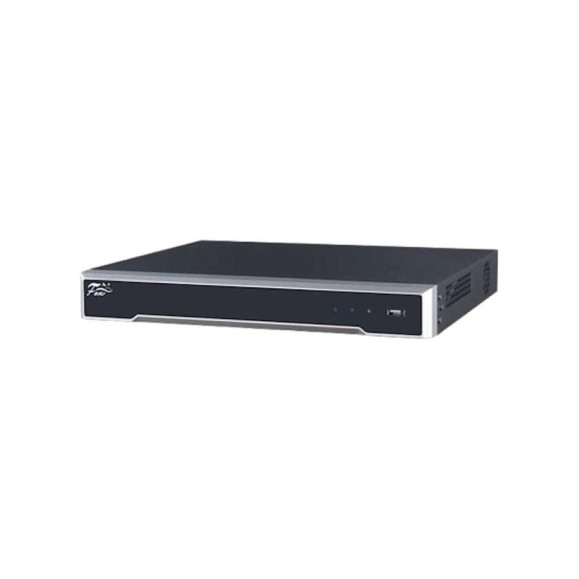 16-и потоковый видеорегистратор FOX invr,h.265-h.264, входящий поток до 160 mbps:16x8mpx, воспроизведение:1x8мп, 3x4мп, 6x1080p, до 16 каналов в суб потоке, vga, 4k hdmi, нейро детектор FX-iNVR16/2