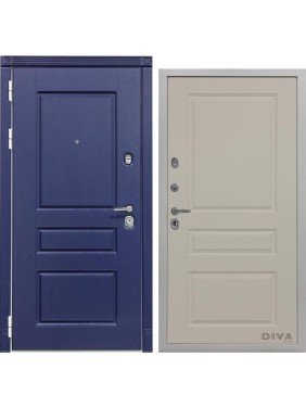 Дверь DIVA 45 2050x860 мм, левая, Роял синий - Д13 Софт Шампань УТ-00073239
