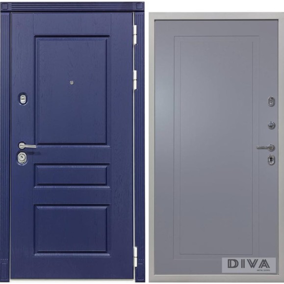 Дверь DIVA 45 2050x960 мм, правая, Роял синий - Н10 Силк Маус УТ-00075185 Дверь DIVA 45 2050x960 мм, правая, Роял синий - Н10 Силк Маус УТ-00075185