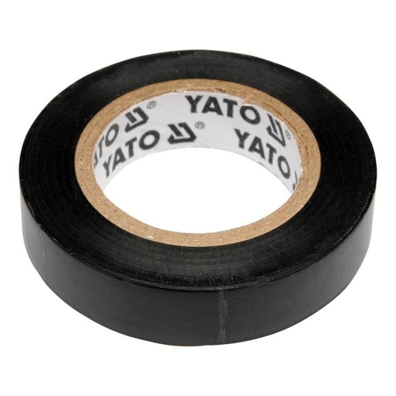 Изолента ПВХ YATO 12 мм, 10 м, черная YT-8152 Изолента ПВХ YATO 12 мм, 10 м, черная YT-8152