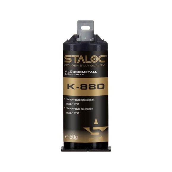Эпоксидный металлонаполненный клей STALOC 2К k-880, 50 мл 104408985
