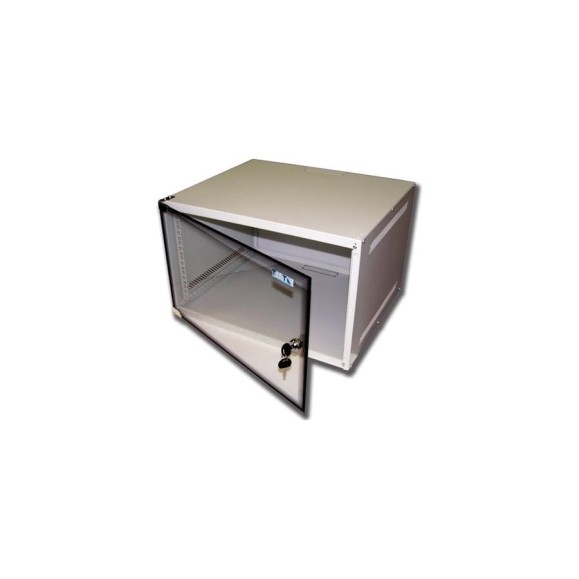 Настенный шкаф TWT Lite, 15U 520x450, стеклянная дверь, I TWT-CBWL-15U-6x4