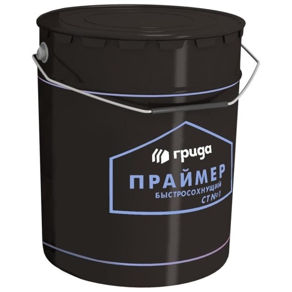 Битумный праймер ГРИДА СТ, быстросохнущий, 20 кг НФ-00000236 Битумный праймер ГРИДА СТ, быстросохнущий, 20 кг НФ-00000236