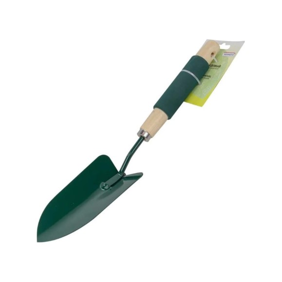 Посадочный садовый совок с деревянной рукояткой WMS Tools WMC-TG2104021-B