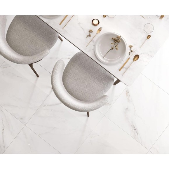 Керамогранит LAPARET tenderness белый матовый 60x60 см., уп. 1,44 м2., 4 шт. в уп х9999295368