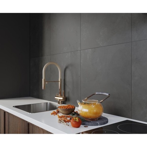 Керамогранит LAPARET evolution gris серый 60x119,5 см., матовый карвинг, в упаковке 2,151 м2., (3 шт/упак) х9999297771
