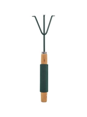 3-зубый рыхлитель для почвы с деревянной рукояткой WMS Tools WMC-TG2104020-A