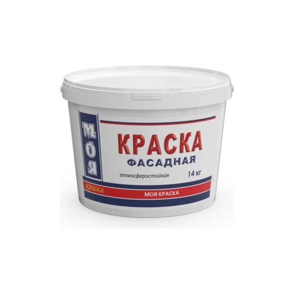 Фасадная краска МОЯ КРАСКА водно-дисперсионная, 14 кг 15621