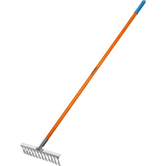 Садовые грабли Grinda Proline ps-12 fiber 380x100x1530 мм, 12 витых зубцов 39482-12