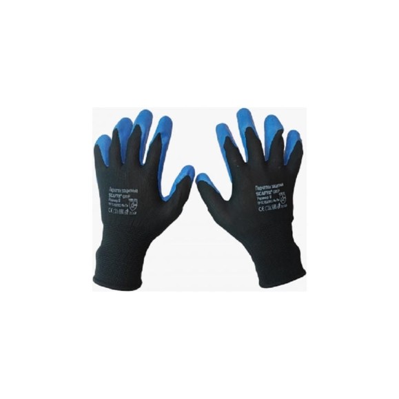 Защитные перчатки Scaffa Grip от ОПЗ и механических воздействий L1350-BLK/B, размер 10 00-00015295