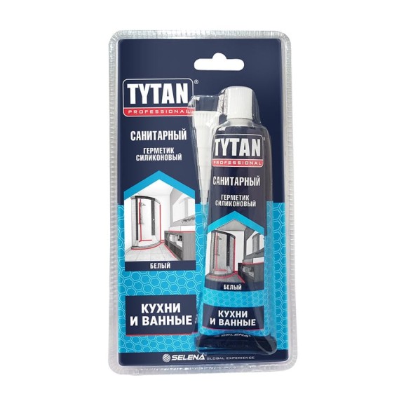 Силиконовый санитарный герметик TYTAN PROFESSIONAL прозрачный, 85 мл 17649 270880 Силиконовый санитарный герметик TYTAN PROFESSIONAL прозрачный, 85 мл 17649 270880