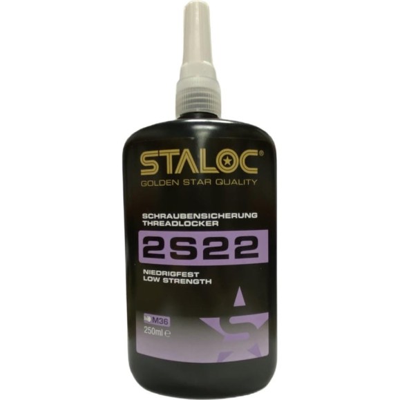Фиксатор резьбовых соединений низкой прочности STALOC 2s22 250 мл 104408941 Фиксатор резьбовых соединений низкой прочности STALOC 2s22 250 мл 104408941