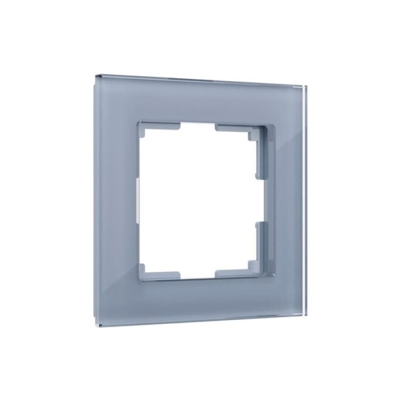 Рамка на 1 пост Werkel WL01-Frame-01 серый, стекло a030774 Рамка на 1 пост Werkel WL01-Frame-01 серый, стекло a030774