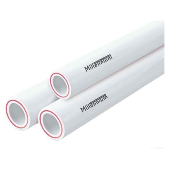 Полипропиленовая труба Millennium армированная стекловолокном 25x3,5 pn20 (длина 4м) 41262
