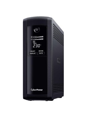 ИБП CYBERPOWER Line-Interactive 1200VA/720W USB/RS-232/RJ11/45 4 + 1 EURO VP1200ELCD