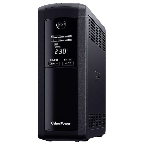 ИБП CYBERPOWER Line-Interactive 1200VA/720W USB/RS-232/RJ11/45 4 + 1 EURO VP1200ELCD