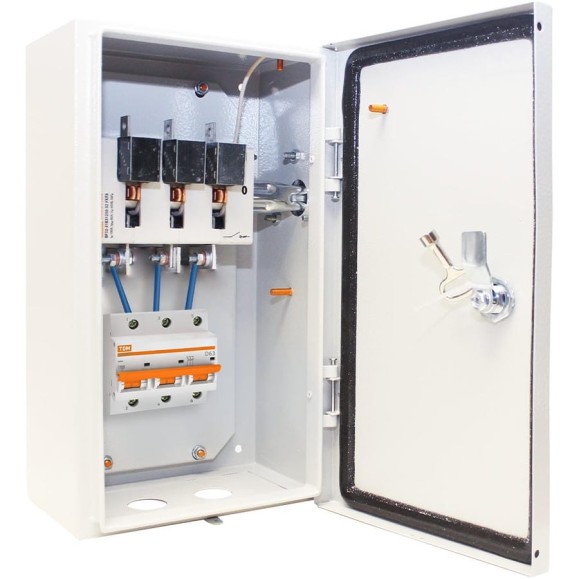 Ящик с рубильником без предохранителей TDM ELECTRIC ЯРП-100-63А IP54 (с авт. выкл. ВА 47-100) SQ1602-0013