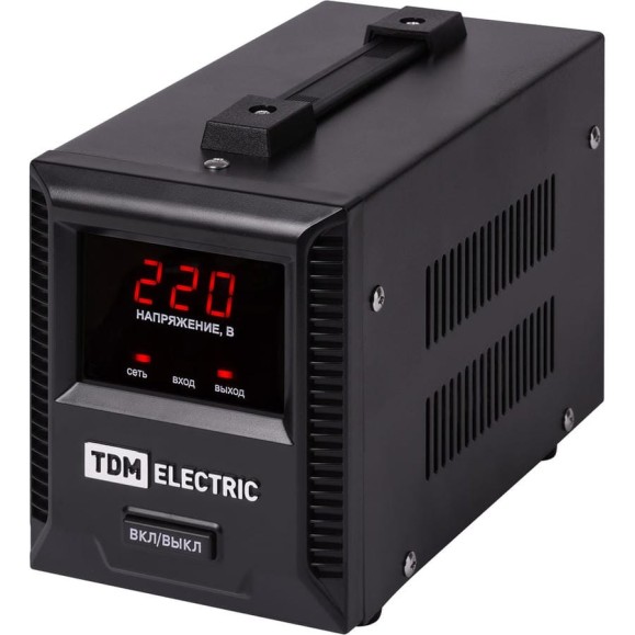 Стабилизатор напряжения TDM ELECTRIC БСР1-1,0 кВА электронный переносной SQ1201-0032 Стабилизатор напряжения TDM ELECTRIC БСР1-1,0 кВА электронный переносной SQ1201-0032