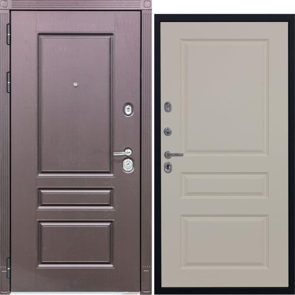 Дверь DIVA STR МХ-27 2050x860 мм, левая, Крафтовый дуб - Д13 Софт Шампань УТ-00079909